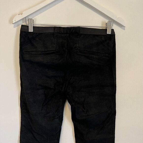 Helmut Lang Black Lamb Leather Low Rise Skinny Pants - Picture 5 of 10